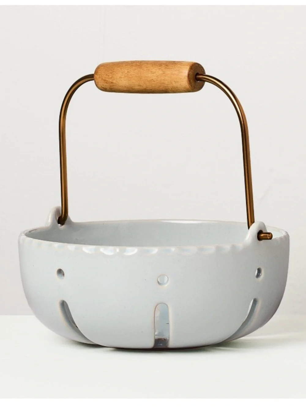 Stoneware Berry Serving Bowl with Handle Peace Blue - Hearth & Hand Magnolia